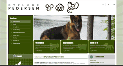 Desktop Screenshot of dyrlaege-pedersen.dk